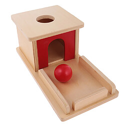 Boîte À Monnaie En Bois Montessori Jouet Éducatif pour Enfants de Maternelle