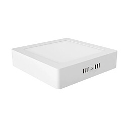 Inspired Monté en surface Carré 6 pouces 12W Blanc Naturel 4000K, 1000lm, White Frame, Inc. Driver