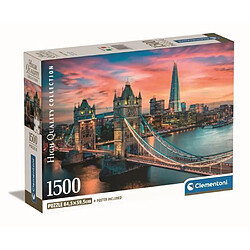 Clementoni - 1500p London Twilight - 59,2 x 84,3 cm - Avec poster