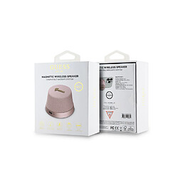 Avis Guess Maroquinerie Guess Enceinte Bluetooth 5.3 3W Compatible MagSafe avec Micro et Réducteur de Bruit Rose