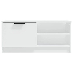 Acheter vidaXL Meubles TV 2 pcs Blanc 80x35x36,5 cm Bois d'ingénierie