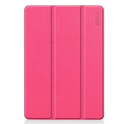 Etui en PU avec support tri-pliure couleur rose pour votre Apple iPad 10.2 (2019)