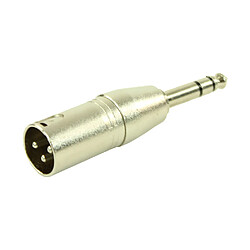 Adaptateur XLR Mâle 3b - Jack Mâle Stéréo Easy Plugger