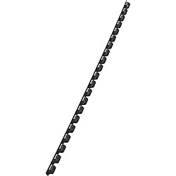 LEITZ Baguette de reliure plastique, diamètre: 6 mm, noir ()