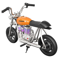 HYPER GOGO Pioneer 12 Plus avec application moto électrique pour enfants pneus pneumatiques 12'' haut-parleur Bluetooth-Orange