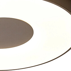 Acheter Inspired Coin Rond Plafond 100W LED Avec Télécommande 2700K-5000K, 6000lm, Sable Brun, 3 ans de Garantie