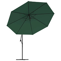 Acheter vidaXL Parasol de jardin en porte-à-feux et lumières LED mât en métal