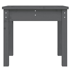 Helloshop26 Banc de jardin meuble de patio d'extérieur terrasse 50 x 44 x 45 cm bois massif de pin gris 02_0011734