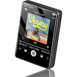 Vendos85 Lecteur MP3 de 2,4 pouce Bluetooth 5.2 noir