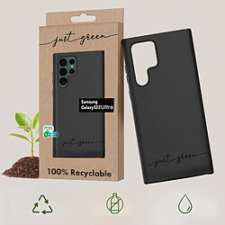 Avis Coque Samsung Galaxy S22 Ultra Recyclable Just Green noir