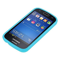 Cadorabo Coque Samsung Galaxy TREND LITE Etui en Bleu pas cher