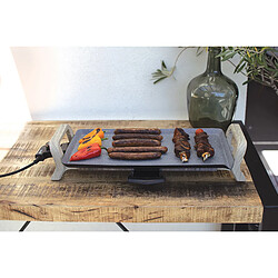 Plancha électrique 1800w 46x26cm nature - doc214 - LIVOO pas cher