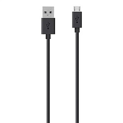 Belkin USB A - Micro-USB, 2m câble USB Micro-USB B Noir