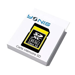 Yonis Carte mémoire SD ROM 64 Go