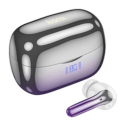 Hoco Hoko Écouteurs Bluetooth Réduction de Bruit Autonomie 7h Effet Chromé Violet