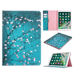 Etui en PU impression de motifs avec support fleur pour votre Apple iPad 10.2 (2019)