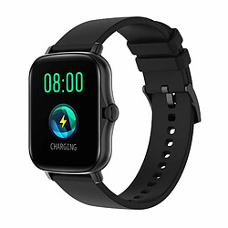 1.7 Pouces Écran Hd Y20 Montre Intelligente Hommes Bouton De Rotation Ip67 Étanche Smartwatch Noir