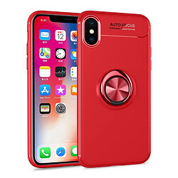 Wewoo Coque TPU antichoc pour iPhone XS / X, avec support (rouge)