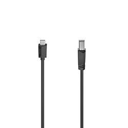 HAMA Câble USB-C, mâle USB-C - mâle USB-B, USB 2.0, 480 Mbit/s, 1,50 m