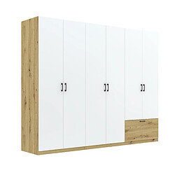 Abiks Meble Armoire Ivo 6D1S avec portes battantes