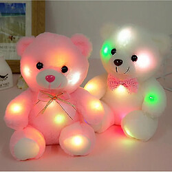 Acheter Universal 22 cm de haute qualité Luminal Bear Flash Teddy Plux Creative Creative Doll