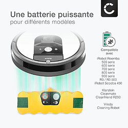 Avis Batterie pour Klarstein R290, Cleanmate, iRobot Roomba 960, 770, 600, 620, 630, 780, 800, 900 2800mAh de CELLONIC