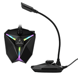 Yonis Microphone Gaming RGB USB Haute Sensibilité