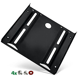 Cadre de montage InLine® HDD / SSD, 2,5 ""à 3,5"", avec vis, noir