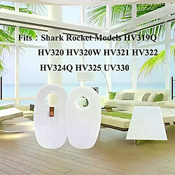 Filtre de remplacement, pour Shark Rocket Deluxe Pro HV320 HV319Q HV324Q HV325 UV330 UV422, véritable aspirateur en Pet