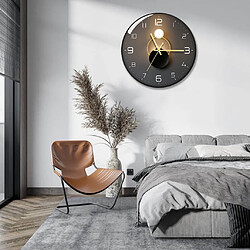 Avis Horloge murale montre de mur de mur en plastique décoratif