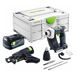 Festool DURADRIVE DWC 18-4500 Basic Visseuse de chantier sans fil 18 V 14 Nm Brushless + 1x batterie 5,0 Ah + Systainer - sans