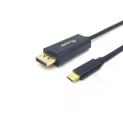 Équiper un câble USB-C pour Displayport M/M 1M 4K/60Hz Coque Abs