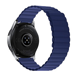 Bracelet en silicone magnétique, à déclenchement rapide, 22mm, taille S pour votre Samsung Galaxy Watch3 45mm/Gear S3 Frontier/Classic - bleu