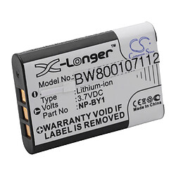 Batterie Li-Ion 640mAh (3.7V) vhbw pour caméra Sony Action Cam Mini AZ1, HDR-AZ1, HDR-AZ1VR comme NP-BY1.