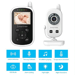 Babyphone Camera Écran 2.4 Pouces Vision Nocturne Audio Bidirectionnel Température YONIS