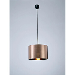 Luminaire Center Suspension Dako Noir 1 ampoule 29cm