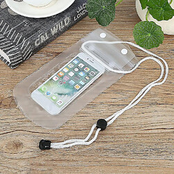 Universal Cas sèche étanche Case tactile Scquette transparente pour la caméra de téléphone