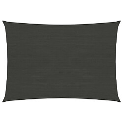 ComfortXL Voile D'ombrage 160 G/m² Anthracite 2,5x3,5 M Pehd