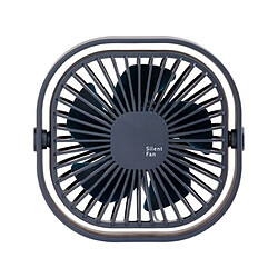 (Bleu) Ventilateur de Bureau USB Mini Ventilateur Portable à Faible Bruit