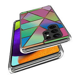 Coque en TPU motif de marbre abstrait, flexible, anti-rayures pour votre Samsung Galaxy Galaxy S23 Ultra 5G - style E