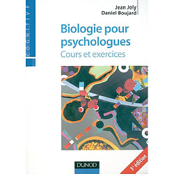 Biologie pour psychologues : cours et exercices - Occasion