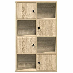 Avis vidaXL Bibliothèque chêne sonoma 60x24x101,5 cm bois d'ingénierie