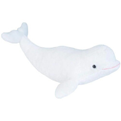 Wild Republic peluche Béluga de 20 cm blanc