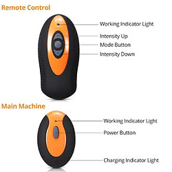 Avis Machine circulation sanguines pieds Machine massage automatiques vibrationss pieds noir Télécommande charge carrée