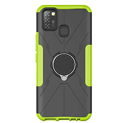 Coque en TPU anti-rayures, anti-chocs avec béquille pour votre Infinix Smart 5 X657/Hot 10 Lite - vert