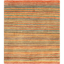 Vidal Tapis de laine 141x123 brun Juma