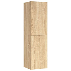 vidaXL Meuble TV Chêne sonoma 30,5x30x110 cm Bois d’ingénierie