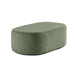 Bestmobilier Miro - pouf en velours texturé