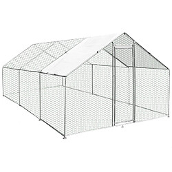 Monstershop Enclos Poulailler 4m x 6m x 2m