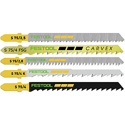 Jeu de lame de scie sauteuse FESTOOL STS-Sort - 25 pièces - 204275